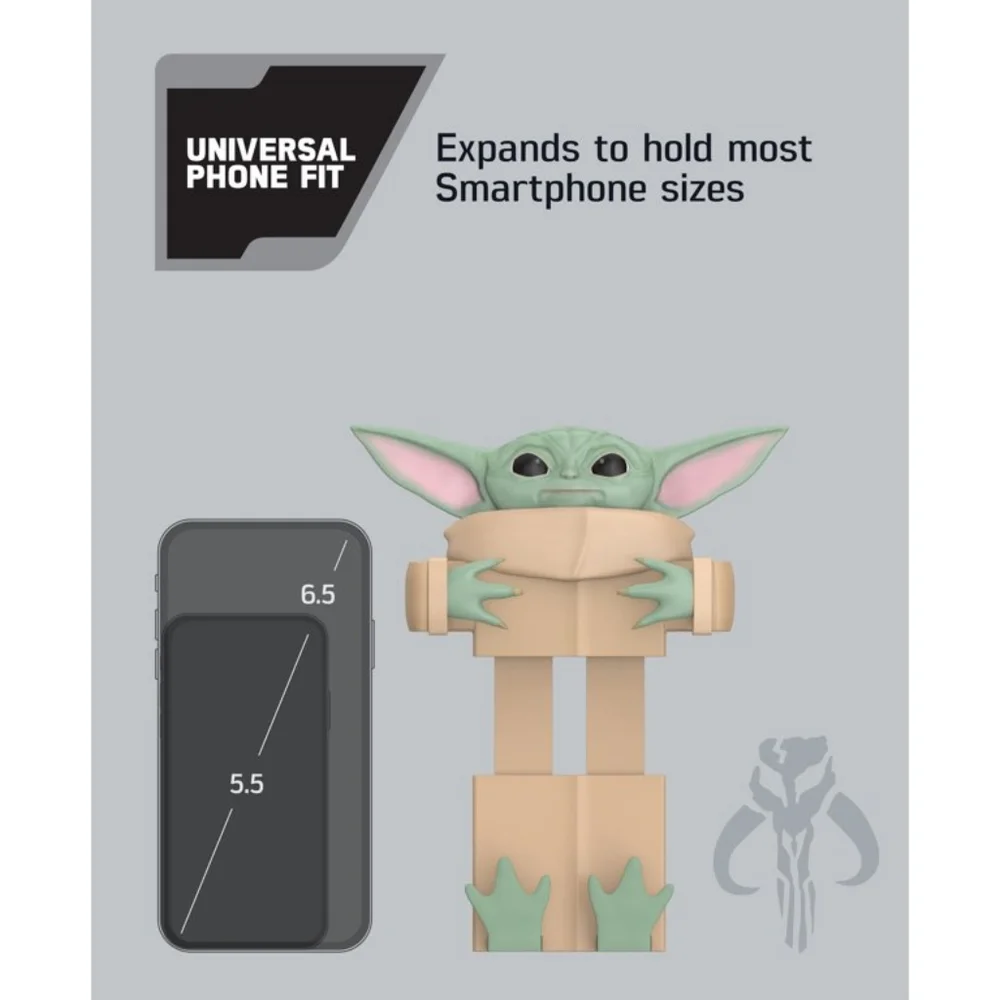NEW Tzumi The Child Flexi Phone Holder and Stand – Adjustable - Grogu